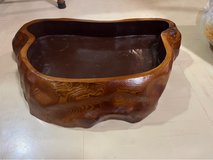 Solid Wood Decorative Basket in Okinawa, Japan