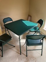 card table  and 4 chairs in Houston, Texas