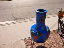 Large chiminea planter in Alamogordo, New Mexico