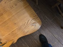 Large Solid Oak Dining Room Table & Chairs in Kingwood, Texas