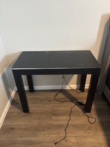 Black computer desk in Fort Leonard Wood, Missouri