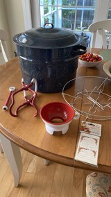 NEW Water Bath Canner and Accessories in Bolingbrook, Illinois