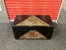 Vintage Chinese Storage Chest With Carved Wood Inlay in Bolling AFB, DC