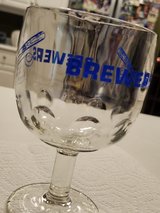 Vintage Stunning Promo MILWAUKEE BREWERS w/ Bat & Ball Dimpled Goblet Glass in Brookfield, Wisconsin