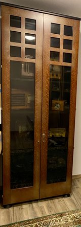 Bookcase (x2 Paned Glass Doors) in Ramstein, Germany