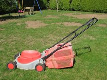 german electric lawnmower in Ramstein, Germany