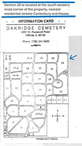 4 plots - Oakridge Cemetery - $8000 (Hillside, IL) in Glendale Heights, Illinois