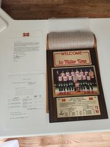 Complete Miller High Life Beer 1982-83 NBA Central Champ Milwaukee Bucks Plaque w/ Letter in Brookfield, Wisconsin