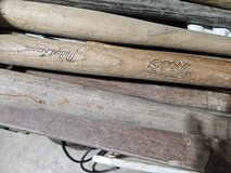 Vintage baseball bats in DeKalb, Illinois