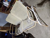 Old patio glider in DeKalb, Illinois