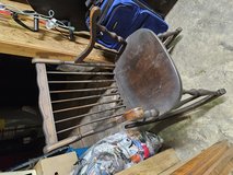 Antique rocking chair in DeKalb, Illinois