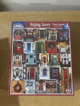 NEW “Holiday Doors” White Mountain Jigsaw Puzzle-1000 Pieces in Aurora, Illinois