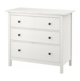 2 chests of drawers with 3 drawers, white stained, 108x96 cm. Each €100 OR 2 Kommoden mit 3 Schu... in Stuttgart, GE