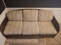 Couch (rattan? wicker?) in Alamogordo, New Mexico