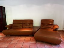 Leather Couch in Ramstein, Germany