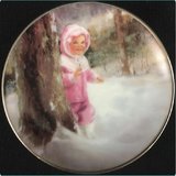 Girl Snowy Christmas 1993 by ZOHAN # 9893C Collectible in Clarksville, Tennessee