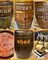 Wine Barrels as a Furniture in Ansbach, Germany