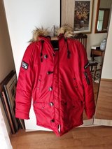 Red XL Parka in Ramstein, Germany