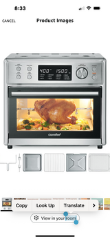 Toaster Oven Air Fryer Combo, 12-in-1 Air Fryer Oven with Rotisserie in Clarksville, Tennessee