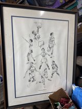 University of Kentucky 1978NCAA Championship Team Drawing Signed in Elizabethtown, Kentucky