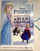 Like New! Disney Frozen & Frozen II large Storybook Advent Calendar in Wheaton, Illinois