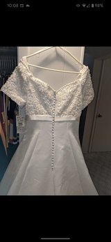 Wedding Dress back closeup in Wheaton, Illinois