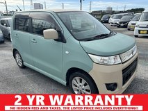 2 YR WARRANTY 2010 SUZUKI WAGON R STINGRAY YELLOW PLATE COMES WITH NEW JCI in Okinawa, Japan