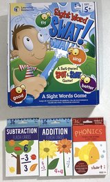 Like New! Sight Word Swat Game + Add Subtract & Phonics Flash Cards *$10 Takes ALL or some* in Wheaton, Illinois