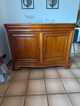 Sideboard and Mirror - Cherry Wood in Ramstein, Germany