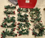 x15 Strings - 110v Exterior C-9 X-Mas Lights (Clear White/Green/Red) in Ramstein, Germany