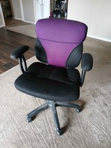 Very comfortable black and purple office chair in Alamogordo, New Mexico