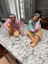 Ceramic Indian Statues in Alamogordo, New Mexico