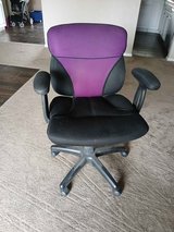 Very comfortable black and purple office chair in Alamogordo, New Mexico