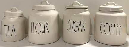 Like New! Rae Dunn Artisan Collection Canister Set in New Lenox, Illinois