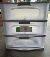 White Wide 3-Drawer Cart in Warner Robins, Georgia