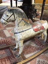 Antique Wooden Horse in Ramstein, Germany