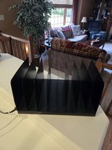 Desktop File Binder Organizer Storage Vertical 8 Slot, Black Steel in Stuttgart, GE