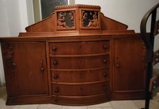 German Black Forest Carved oak sideboard in Grafenwoehr, GE