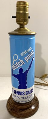 Vintage Wilson Tennis Balls metal can Table Lamp - Unique Home Decor in Orland Park, Illinois