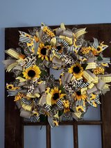 sunflower wreath in Fort Knox, Kentucky