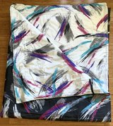 Reversible King Comforter - Black or White w/ Contemporary Pattern in New Lenox, Illinois