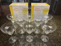 8 Glass Classic Margarita Glasses by Luminarc - Like New in Beaufort, South Carolina