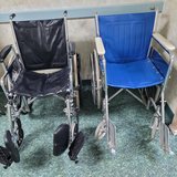 Two wheelchairs in Perry, Georgia