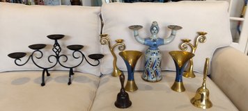 Candle holders , 2 vase, 2 bells in Kingwood, Texas