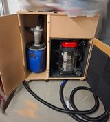 Vacuum silencer with Einhell vacuum and dust commander separator in Wiesbaden, GE