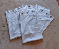 Four panels of gray blackout curtains 63 inches long in Alamogordo, New Mexico