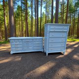 Huge Ethan Allen Dresser & Chest 2pc Bedroom Set Solid Wood New in Kingwood, Texas