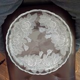 Heavy Glass Platter with Floral Design in Las Vegas, Nevada
