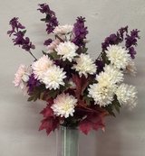 New cemetery flower arrangement for fall in Warner Robins, Georgia