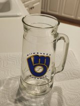 Authentic Vintage 1980's MILWAUKEE BREWERS Baseball Glass Mug NOS L@@K in Stuttgart, GE